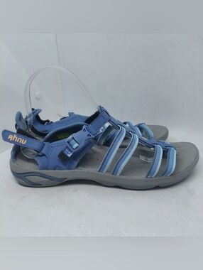 Ahnu Pescadero Sandals Blue Womens Size 9 Summer Outdoor Hiking Comfort Shoes